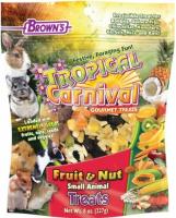 TROPICAL CARNIVAL FRUIT & NUT TREAT SMALL ANIMAL 8 OZ.