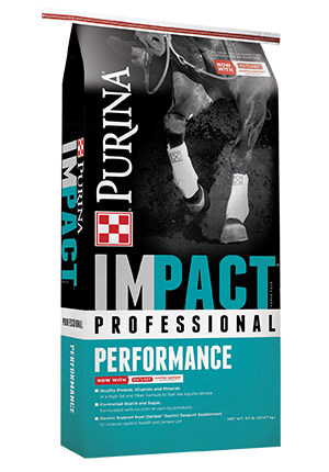 PURINA IMPACT PROFESSIONAL PERFORMANCE HORSE FEED 50 LB.