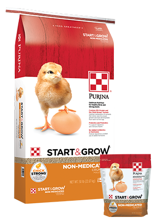 PURINA START & GROW NON-MEDICATED FEED 50 LB.