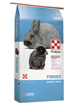 PURINA RABBIT CHOW FIBRE 3 WHOLESOME ADVANTEDGE 50 LB.