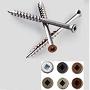 #7x2-1/4" TRIM SCREW WHT 350PC